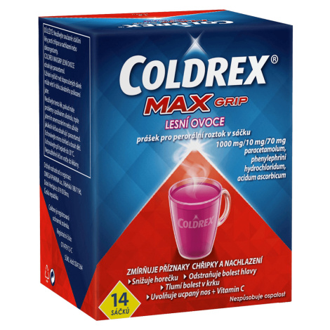 Coldrex MAXGrip Lesní ovoce 14 ks