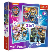 TREFL Puzzle 3v1 Mocná štěňata Tlapková patrola/Paw Patrol