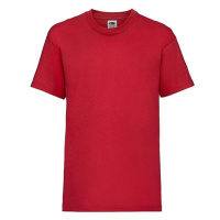 Tričko bavlněné dětské, 165 g/m2,velikost 128, červené (red)