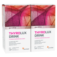 ThyroLux Drink pro nedostatečně aktivní štítnou žlázu, s jódem, bez hormonů dvojbalení