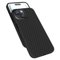 Epico Mag+ Carbon Case pro iPhone 15 Plus černý Černá