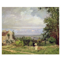 Obrazová reprodukce Louveciennes, 1870, Camille Pissarro, 40 × 33 cm