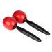 NINO Percussion NINO575R Molded ABS Maracas - Red