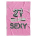 IMPAR Fleecová deka Stále sexy – Růžová - 27 let