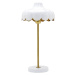 PR Home PR Home Wells stolní lampa bílá/zlatá