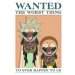 Umělecký tisk Rick & Morty -  Wanted, 26.7 × 40 cm