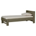 WOOOD Postel BOBBY borovice khaki 200x90cm