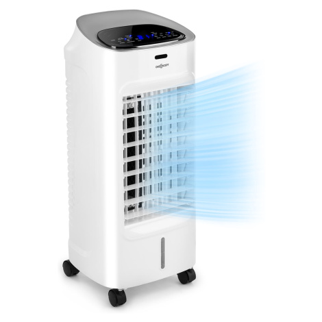 OneConcept Coolster, ochlazovač vzduchu, ventilátor, ionizátor, 60 W, 320 m3/h, 4l nádrž, bílý