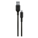 TRONIC® Nabíjecí a datový kabel, USB-A, USB-C na Lightning®, 1 m (černá, USB-A na Lightning)