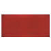 Obklad Ribesalbes Chic Colors rojo bisel 10x20 cm lesk CHICC1352