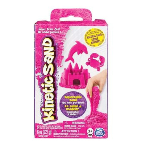 KINETIC SAND ZÁKLADNÍ KRABICE S PÍSKEM RŮZNÝCH BAREV 227g varianta růžový