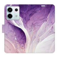 iSaprio flip pouzdro Purple Paint pro Xiaomi Redmi Note 13 Pro+ 5G