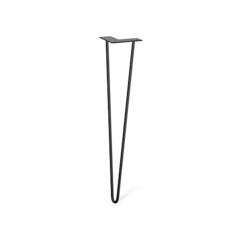 Walteco Nábytková noha Hairpin, výška 710 mm, 2ramenná, černá