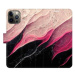 iSaprio flip pouzdro BlackPink Marble pro iPhone 12/12 Pro