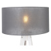 Moderní stojací lampa stativ bílá se šedým odstínem 50 cm - Tripod Classic