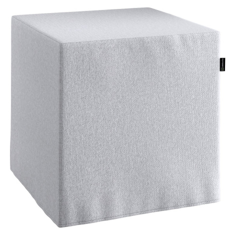 Dekoria Sedák Cube - kostka pevná 40x40x40, světle šedý melanž, 40 x 40 x 40 cm, Amsterdam, 704-