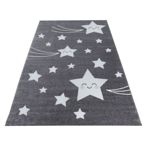Dětský kusový koberec Kids 610 grey FOR LIVING