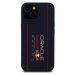 Oracle Red Bull Racing Silicone Vertical Logo MagSafe kryt iPhone 15 modrý