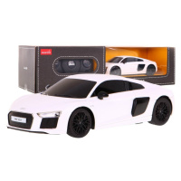 Mamido RASTAR  Auto na dálkové ovládání RC Audi R8 Rastar 1:24 bílé RC