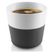 EVA SOLO Termohrnky na kávu Lungo 230 ml 2 kusy karbonově černé