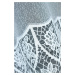Dekorační žakárová záclona s řasící páskou CLEOPATRA 150 bílá 300x150 cm MyBestHome