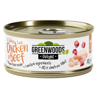 Greenwoods Delight Chicken Fillet, 6 x 70 g - 15 % sleva - Chicken Fillet and Beef