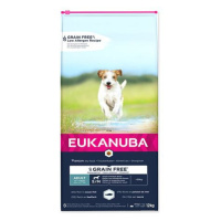 EUKANUBA Adult Small & Medium Breed Grain Free Ocean Fish 12 kg