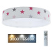 LED Stmívatelné svítidlo GALAXY KIDS LED/24W/230V hvězdičky bílá/růžová/šedá +DO