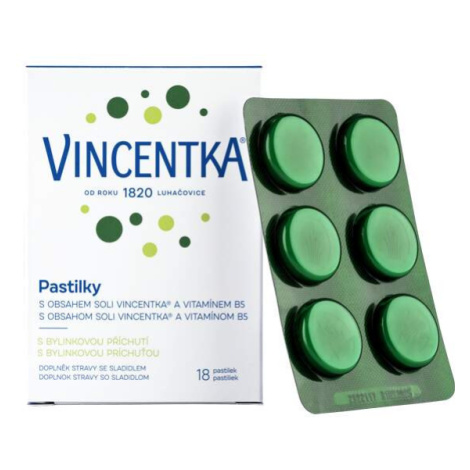 Vincentka pastilky bylinné 18ks