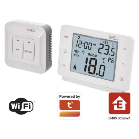 Pokojový programovatelný bezdrátový WiFi GoSmart termostat P56211 EMOS