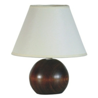 Stolní lampa Sandria 82452 dřevo-koule tmavé dřevo