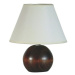 Stolní lampa Sandria 82452 dřevo-koule tmavé dřevo