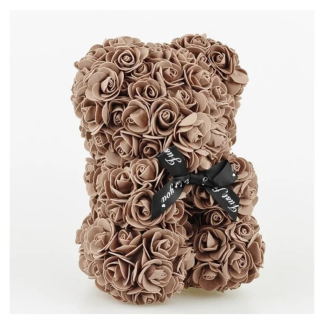 Medvídek z růží - Hnědý 25 cm, Hnědá Základní balení