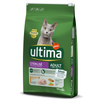 Ultima Cat granule, 8 + 2 kg / 6,5 + 1 kg zdarma - Sterilized kuřecí & ječmen(10 kg)