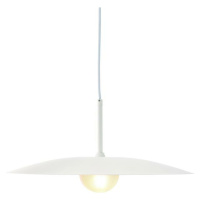 ACA Lighting závěsné svítidlo 1xG9 AFINAR bílá kov + matné sklo D40X120CM OD94451PW