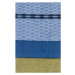 SET 3 kusů utěrka WANDA žlutá/modrá, 100% bavlna 50x70 cm MyBestHome