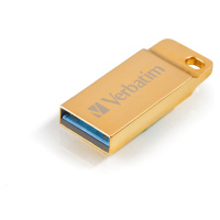 VERBATIM Flash Disk 64GB Metal Executive, USB 3.0, zlatá