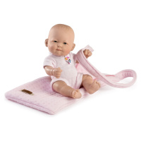 Guca 946 NEW BORN HOLČIČKA - realistická panenka miminko s celovinylovým tělem - 25 cm