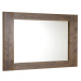 Sapho BRAND zrcadlo v dřevěném rámu 1000x800mm, mořený smrk