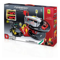 Bburago 1:43 Ferrari Race & Play Parking Garage - 2 autíčka