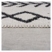 Flair Rugs koberce Kusový koberec Deuce Edie Recycled Rug Monochrome/Black - 120x170 cm