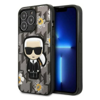 Kryt Karl Lagerfeld KLHCP13LPMNFIK1 iPhone 13 Pro grey Flower Ikonik Karl (KLHCP13LPMNFIK1)