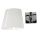 SLV BIG WHITE COUPA QT14 Indoor, nástěnné LED svítidlo, chrom a satinované sklo 1002859