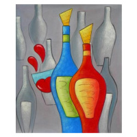 Obraz - Lahve vína