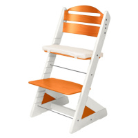 Dětská rostoucí židle JITRO PLUS bílo - oranžová