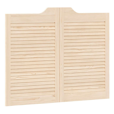 vidaXL Křídlové dveře Louvred Design 1 pár 80x100 cm borovicový masiv