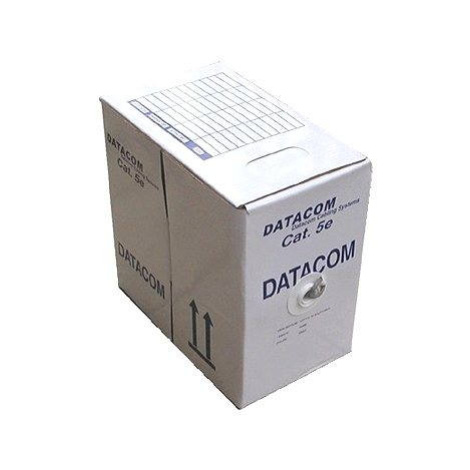 Datacom, licna (lanko), CAT5E, UTP, 305m/box modrý