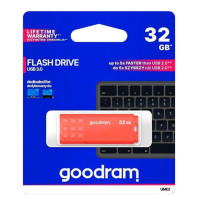 Flash disk GOODRAM USB 3.0 32GB bílo-oranžový