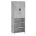 vidaXL Skříň highboard betonově šedá 69,5x34x180 cm kompozitní dřevo