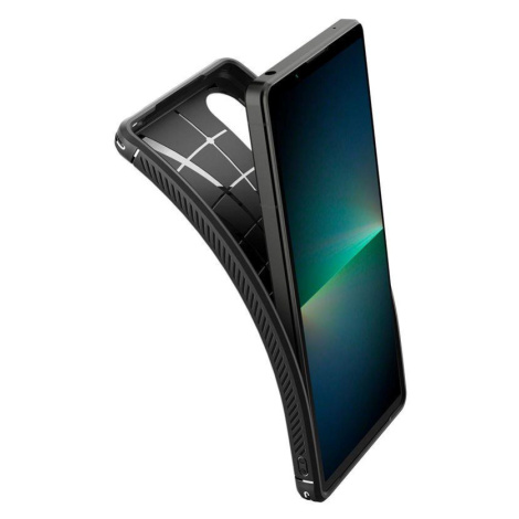 Spigen Rugged Armor silikonové pouzdro na Sony Xperia 5 V Matte black